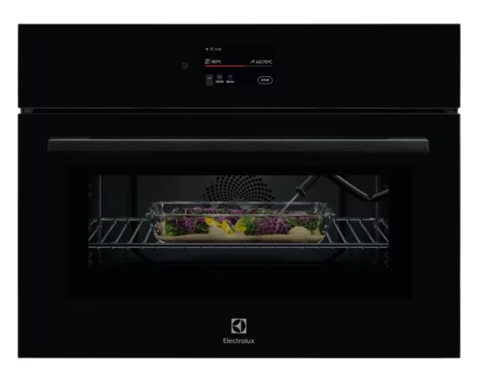 Electrolux LVL9E2XZ CombiQuick 800 Kombi Mat Siyah Ankastre Mikrodalga Fırın