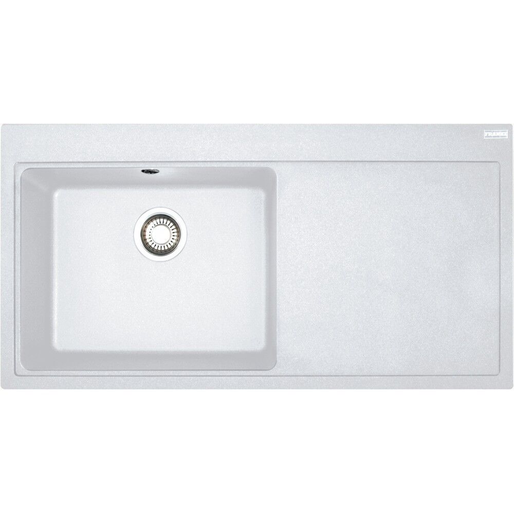 Franke Mythos MTG 611-100 SAĞ Damlalıklı Bianco Granit Eviye