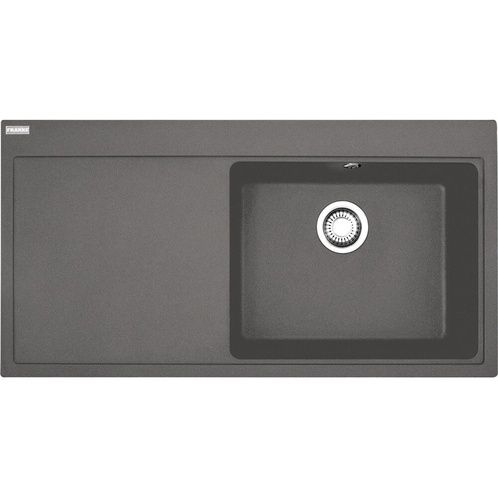Franke Mythos MTG 611-100 SOL Damlalıklı Stone Grey Granit Eviye