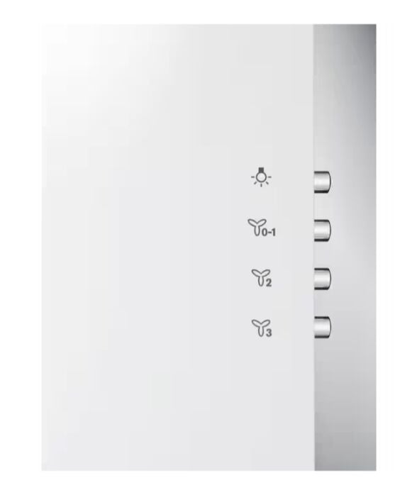 Electrolux LFV326W ExtractionTech Beyaz Cam Duvar Tipi Ankastre Davlumbaz