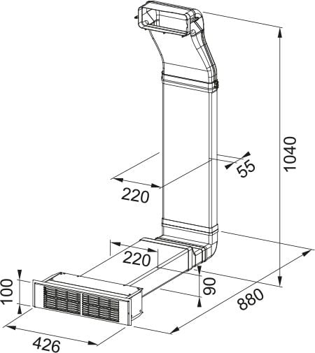 Franke 10 cm’lik Modül Karbon Filtre Kiti