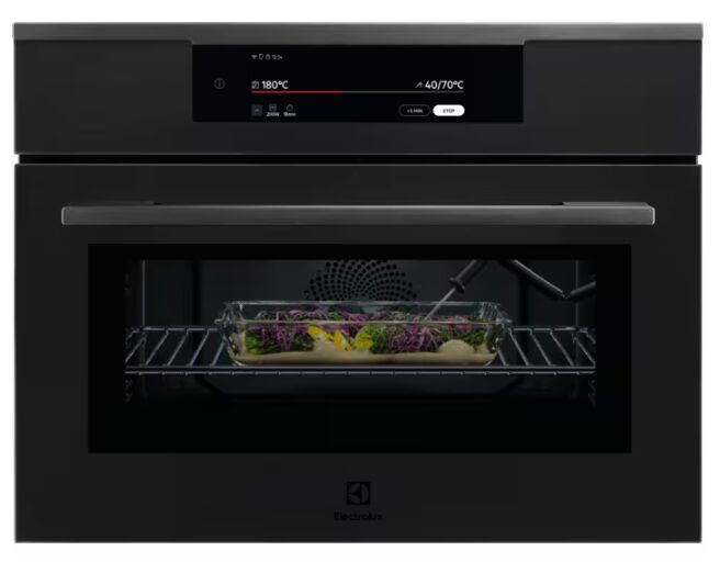 Electrolux KVLAE2ST CombiQuick 900 Kombi Mat Siyah Ankastre Mikrodalga Fırın