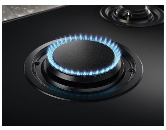 Electrolux KGG953753K Flamelight Siyah Cam Gazlı Ocak