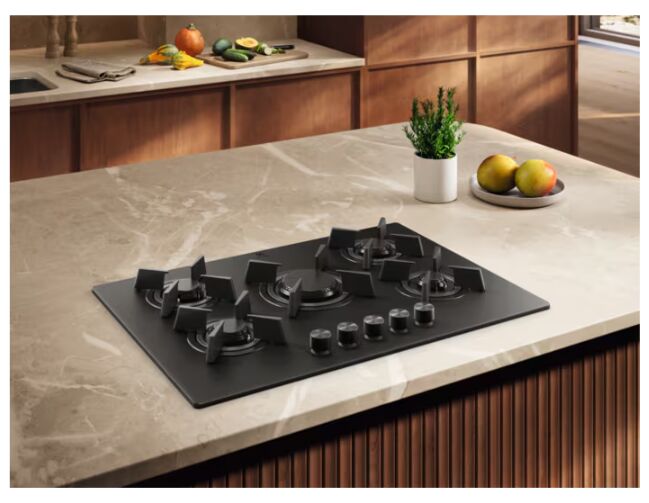 Electrolux KgG753723L GOG Line 700 Ankastre Mat Siyah Gazlı Ocak