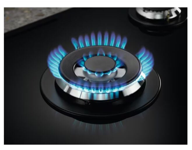 Electrolux KgG75362K GOG Line Siyah Cam Ankastre Gazlı Ocak