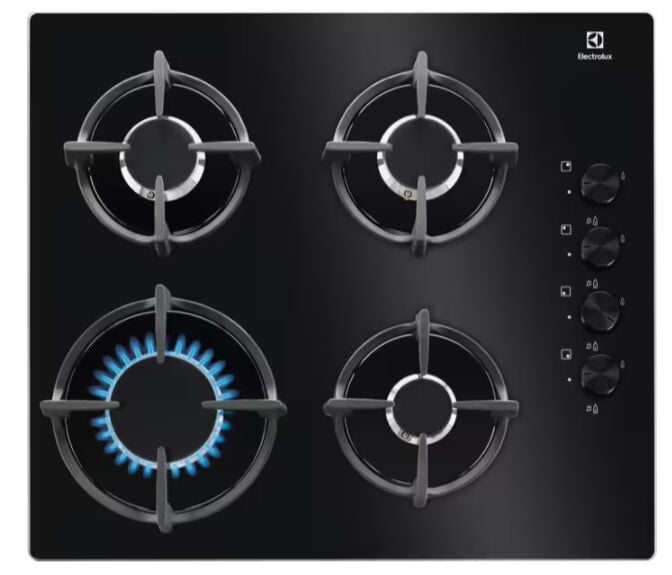 Electrolux KgG6407K GOG Line Ankastre Siyah Gazlı Ocak