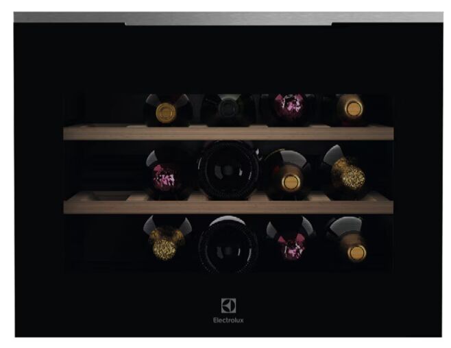 Electrolux KBW6X Siyah Cam Ankastre Şarap Dolabı