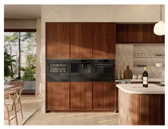 Electrolux KBW6X Siyah Cam Ankastre Şarap Dolabı