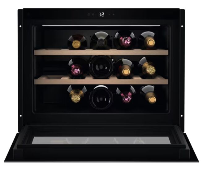 Electrolux KBW6X Siyah Cam Ankastre Şarap Dolabı