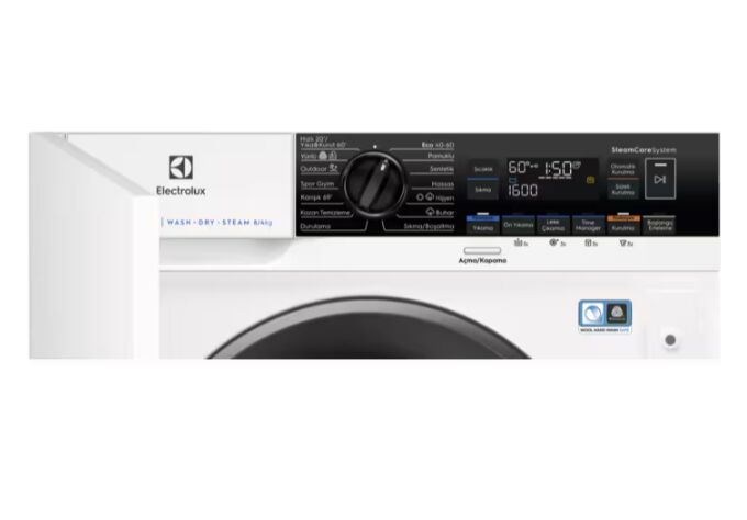 Electrolux EW7W368STI PerfectCare 700  1600 Devir 8 Kg / 4 Kg Ankastre Kurutmalı Çamaşır Makinesi