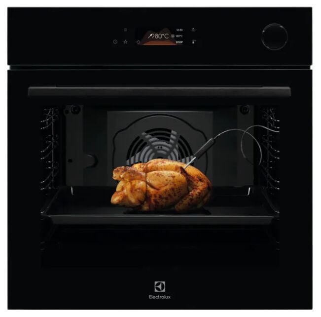 Electrolux EOC8P39WZ SteamCrisp 700  Pirolitik Siyah Ankastre Fırın