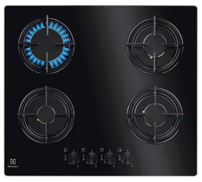 Electrolux EGT6242NVK Siyah Ankastre Gazlı Ocak