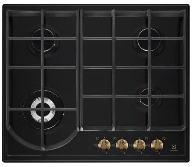 Electrolux EGH6343ROR Rustik Siyah Gazlı Ocak