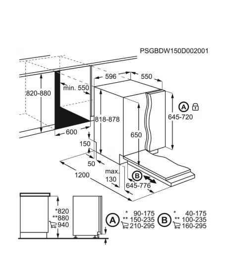 Electrolux EEA17200L Tam Ankastre Bulaşık Makinesi