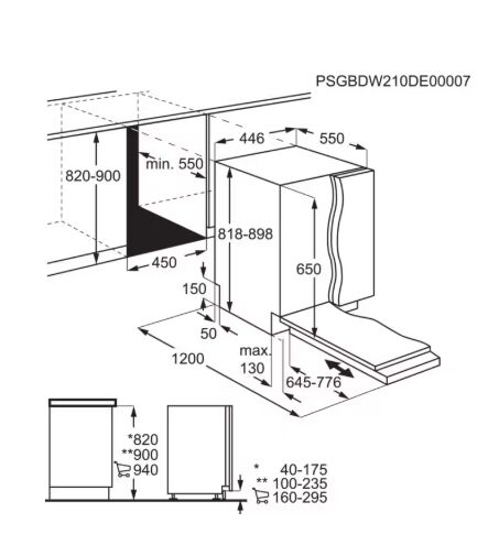 Electrolux EEA12100L 45 Cm Tam Ankastre Bulaşık Makinası