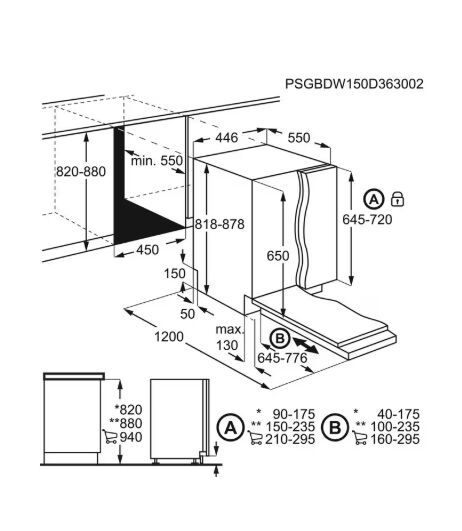Electrolux EEA12100L 45 Cm Tam Ankastre Bulaşık Makinası