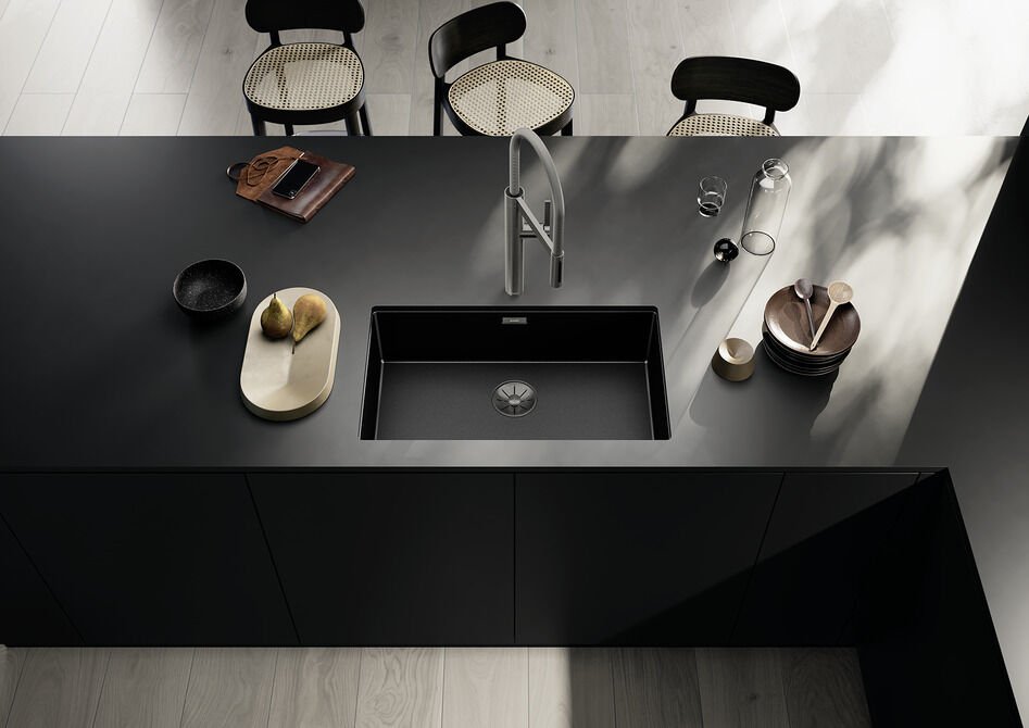 Blanco Claron 700-U Durınox Dark Stel Eviye - 527835