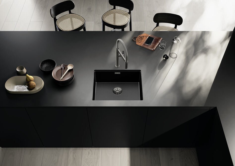 Blanco Claron 500-U Durinox Dark Steel Çelik Evye - 527834