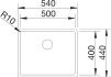 Blanco Claron 500-U Durinox Dark Steel Çelik Evye - 527834