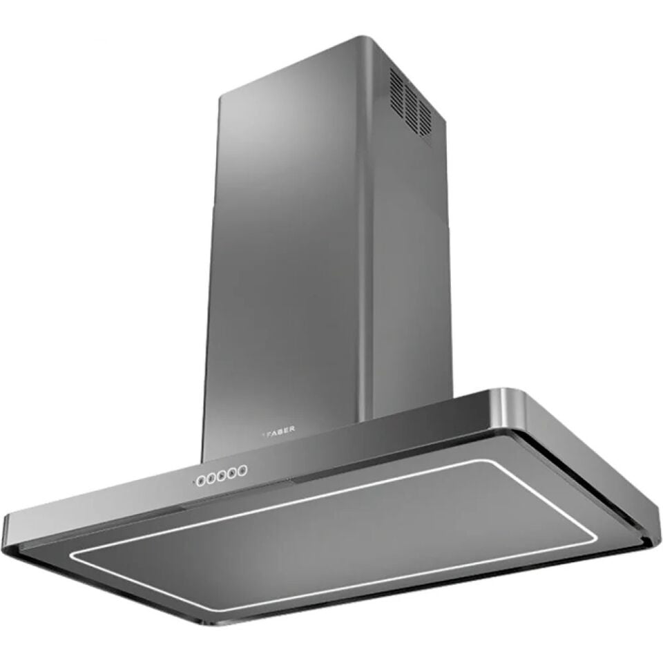 Faber T-Light Isola EV8+ X A100  Paslanmaz Çelik Ada Tipi Davlumbaz