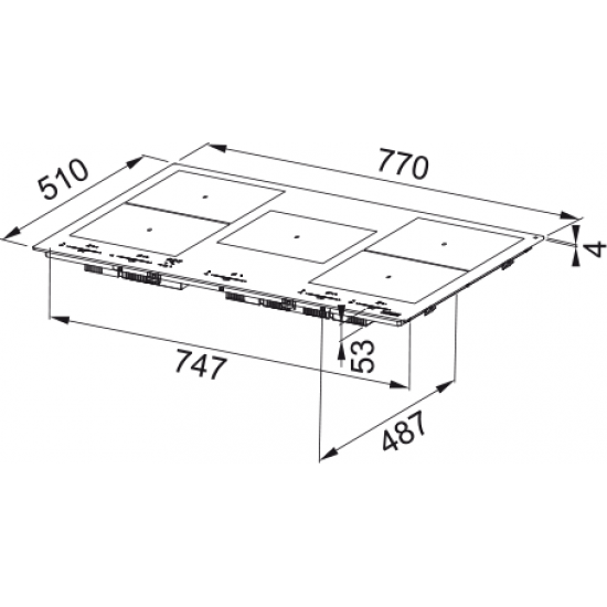Franke Mythos K-LINK FMY 805 I F KL MB Mat Siyah İndüksiyonlu Ankastre Ocak