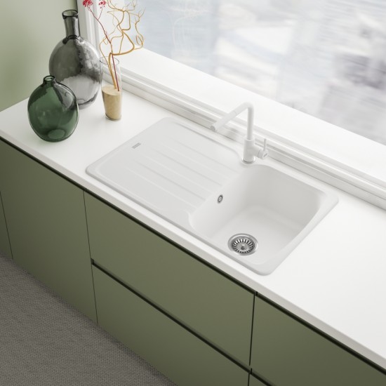 Franke Lina L Spiralli Bianco Armatür