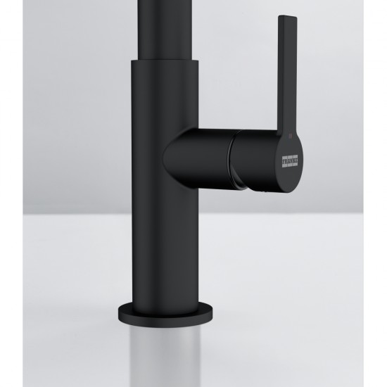 Franke Maris Slim Clear Water Spiralli Filtreli Matt Black Armatür