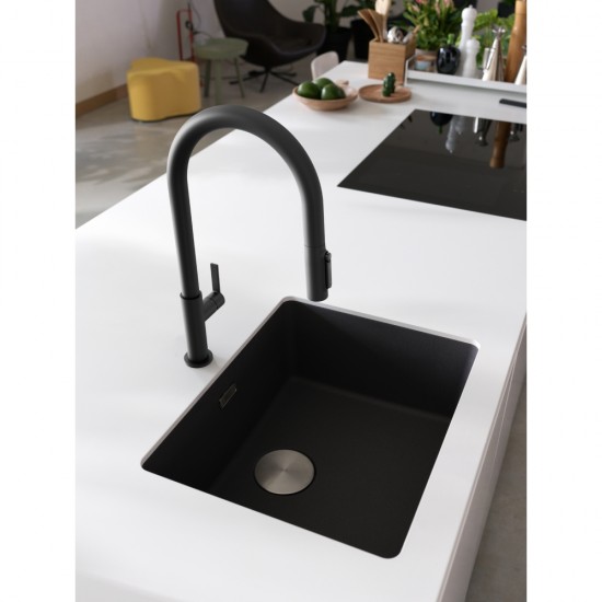 Franke Maris Slim Clear Water Spiralli Filtreli Matt Black Armatür