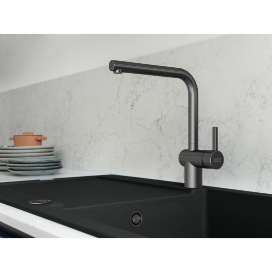 Franke Seramik PVD Kaplama Antrasit Yuvarlak Taşma Kiti