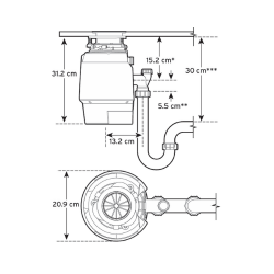 İnsinkerator Premium 700 SR Çöp Öğütücü