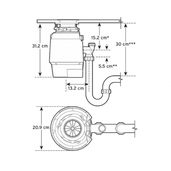 İnsinkerator Premium 700 SR Çöp Öğütücü