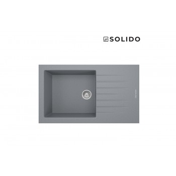 Solido Um-45 86x43,5 Cm Stone Grey Granit Eviye - 10204025