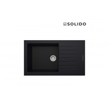 Solido Um-45 86x43,5 Cm Metalic Black Granit Eviye - 10204026