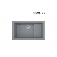 Solido Lenox 770 Stone Grey Tezgah Altı ve Tezgah Üstü Granit Eviye - 10204059