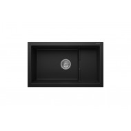 Solido Lenox 770 Metalic Black Tezgah Altı ve Tezgah Üstü Granit Eviye - 10204060