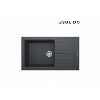 Solido Um-45 86x43,5 Cm Graphite Grey Granit Eviye - 10204027