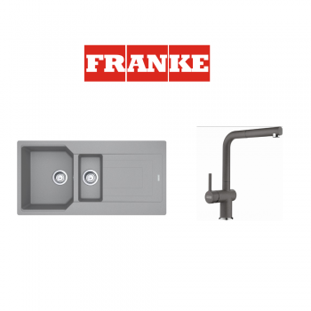 Franke Urban UBG 651-100 Fragranite Stone Grey Evye + Active Plus Stone Grey Armatur Kampanyası