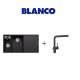 Blanco AXIA 3 Tezgah Üstü Antrasit Granit Eviye + LİNUS S Spiralli Antrasit Armatür Kampanyası