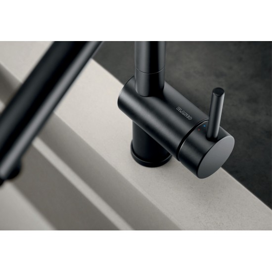 Blanco Linus S Spiralli Mat Siyah Armatür - 525807