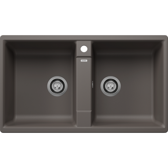Blanco ZIA 9 Tezgah Üstü 2 Gözlü Damlalıksız Granit Volcano Gri Evye - 527393