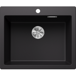 Blanco Pleon 6 Tezgah Üstü Tek Gözlü Damlalıksız Granit Siyah Evye - 525953