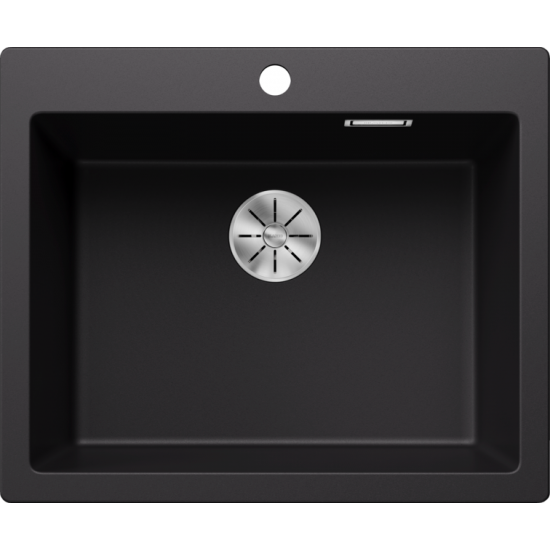 Blanco Pleon 6 Tezgah Üstü Tek Gözlü Damlalıksız Granit Siyah Evye - 525953