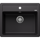 Blanco Legra 6 Tezgah Üstü 1 Gözlü Damlalıksız Granit Siyah Evye - 526084