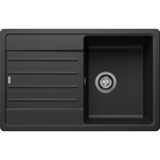 Blanco Legra 45 S  Tek hazneli Tezgah Üstü 78 Lik Granit Siyah Evye - 526083