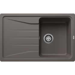 Blanco Sona 45 S Tezgah Üstü Tek Hazneli Granit Volcano Gri Evye - 527332