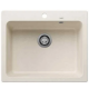 Blanco Naya 6 Tezgah Üstü Damlalıksız Soft Beyaz Granit Evye - 527128