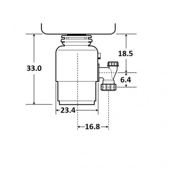 İnsinkerator EVOLUTİON 200 BLANCO ÇÖP ÖĞÜTÜCÜ - 410826