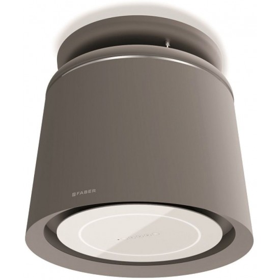 Faber Celine Plus CG Mat Gri Asansörlü Ada Tipi Davlumbaz