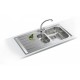 Franke Neptun Slimtop NEX 251-100 İnox Sol Damlalıklı Evye