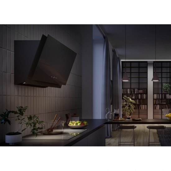 Franke Maris 2.0 PRO FMA 907 BK Siyah Duvar Tipi Ankastre Davlumbaz